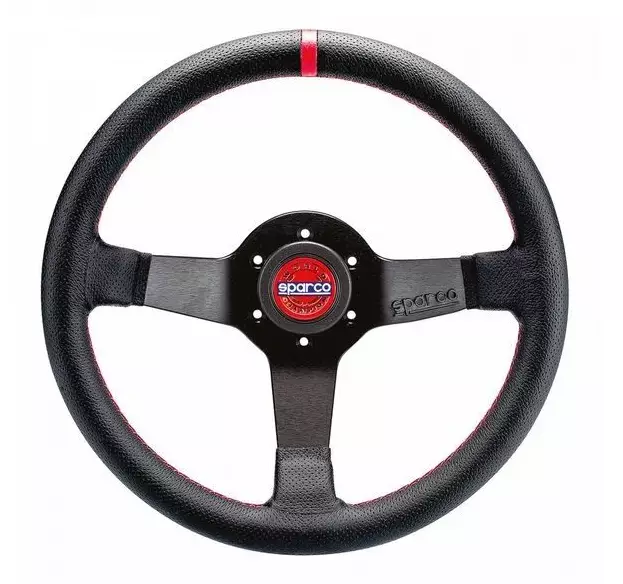 Sparco Champion nahkaratti 330/65mm - Ohjauspyörät - SCO015R330CHAMPION - 1