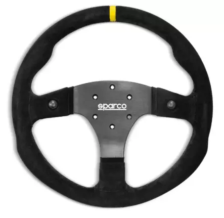 Sparco R350 Mokkaratti painonapeilla 350mm/suora - Ohjauspyörät - SCO015R350PSO - 1
