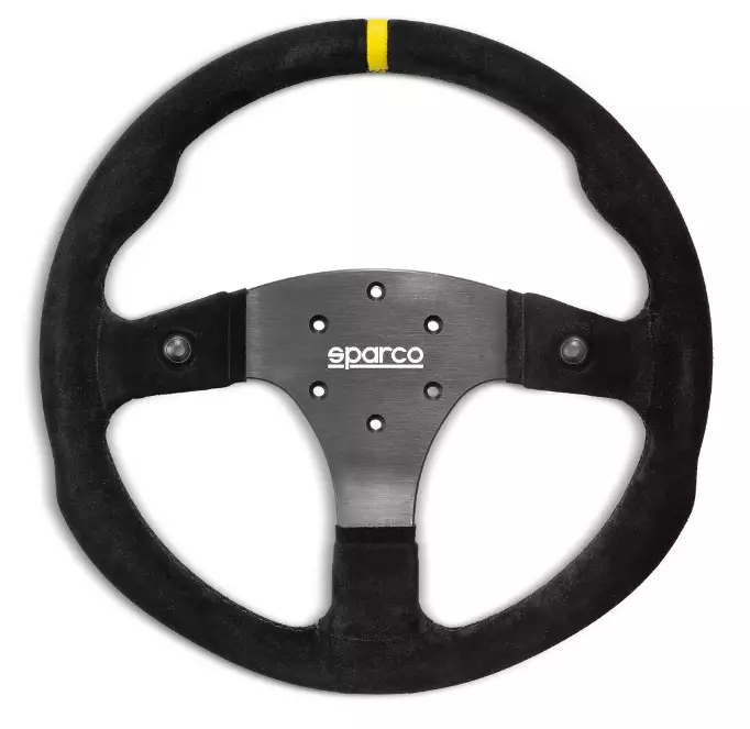 Sparco R350 Mokkaratti painonapeilla 350mm/suora - Ohjauspyörät - SCO015R350PSO - 1
