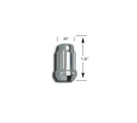 Pyöränmutteri 7/16" pienikantainen kromi - Pyöränmutterit - GOR21178HT - 1