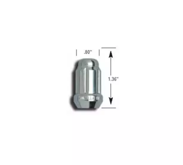 Pyöränmutteri 7/16" pienikantainen kromi - Pyöränmutterit - GOR21178HT - 1